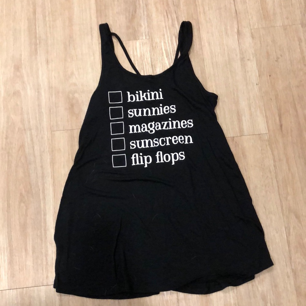 Xhilaration Black Swim Coverup